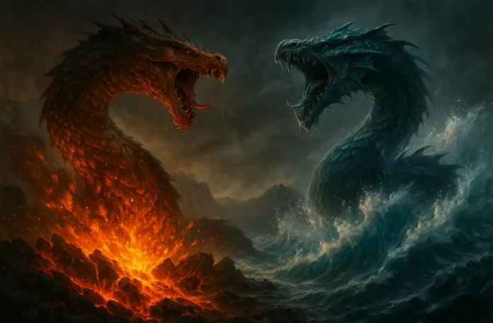 Tentén Vilú y Caicai Vilú